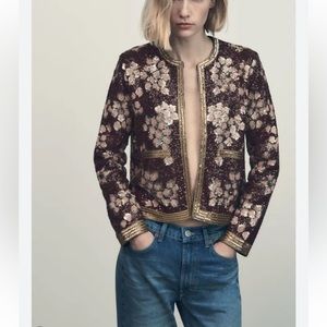 Zara Limited Edition Sequin Blazer size Small